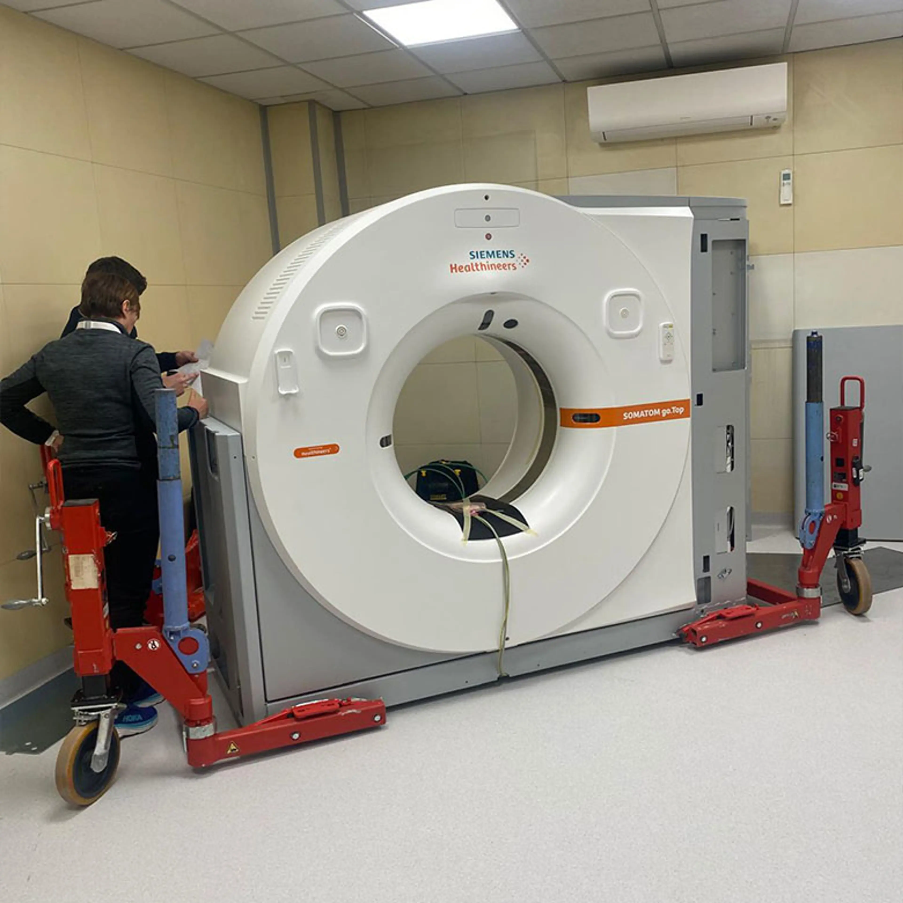 Nuova TAC – installazione dell’apparecchiatura nella Radiologia di Gussago
