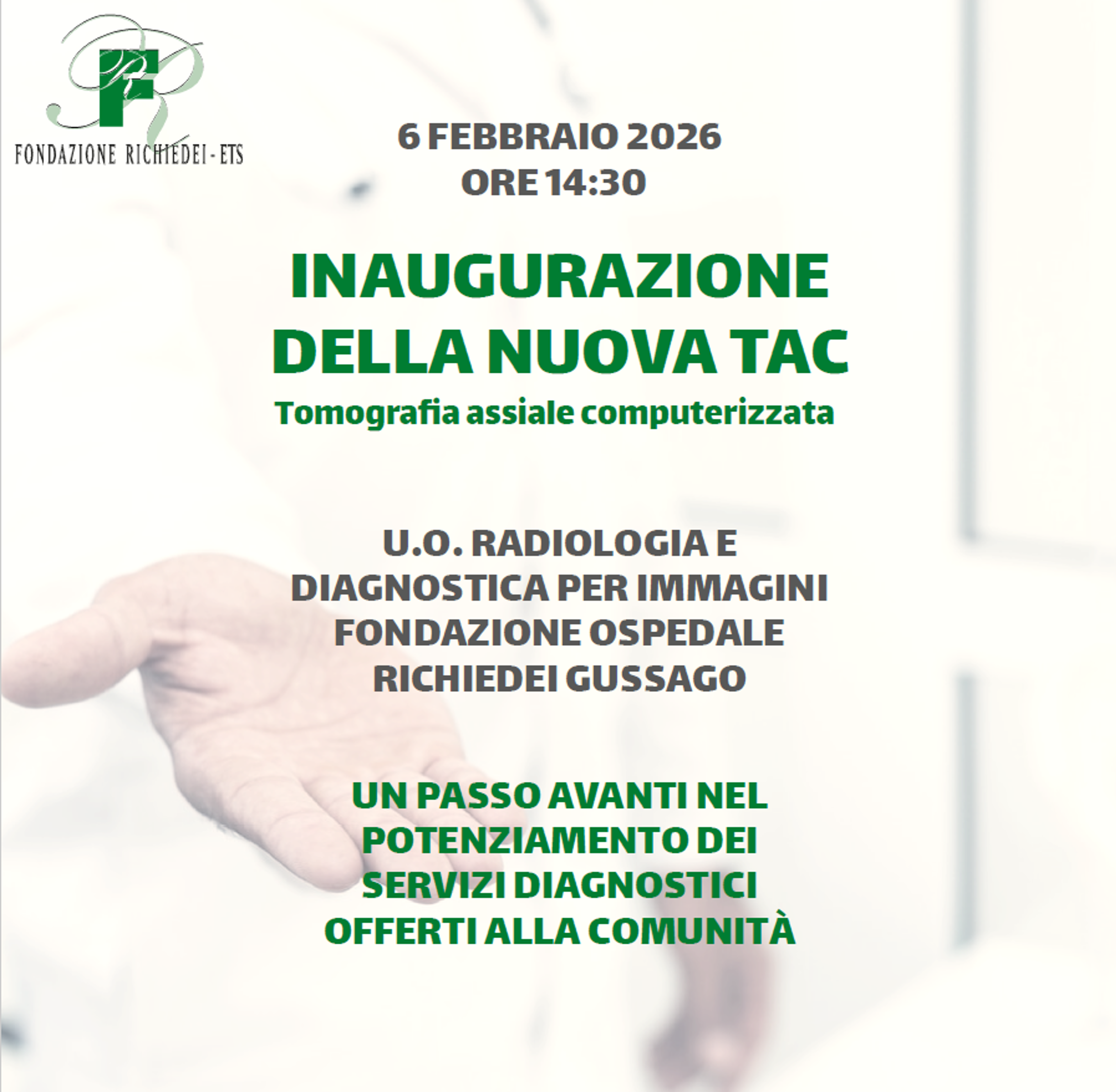 Inaugurazione nuova TAC – U.O. di Radiologia e Diagnostica per immagini (Gussago)