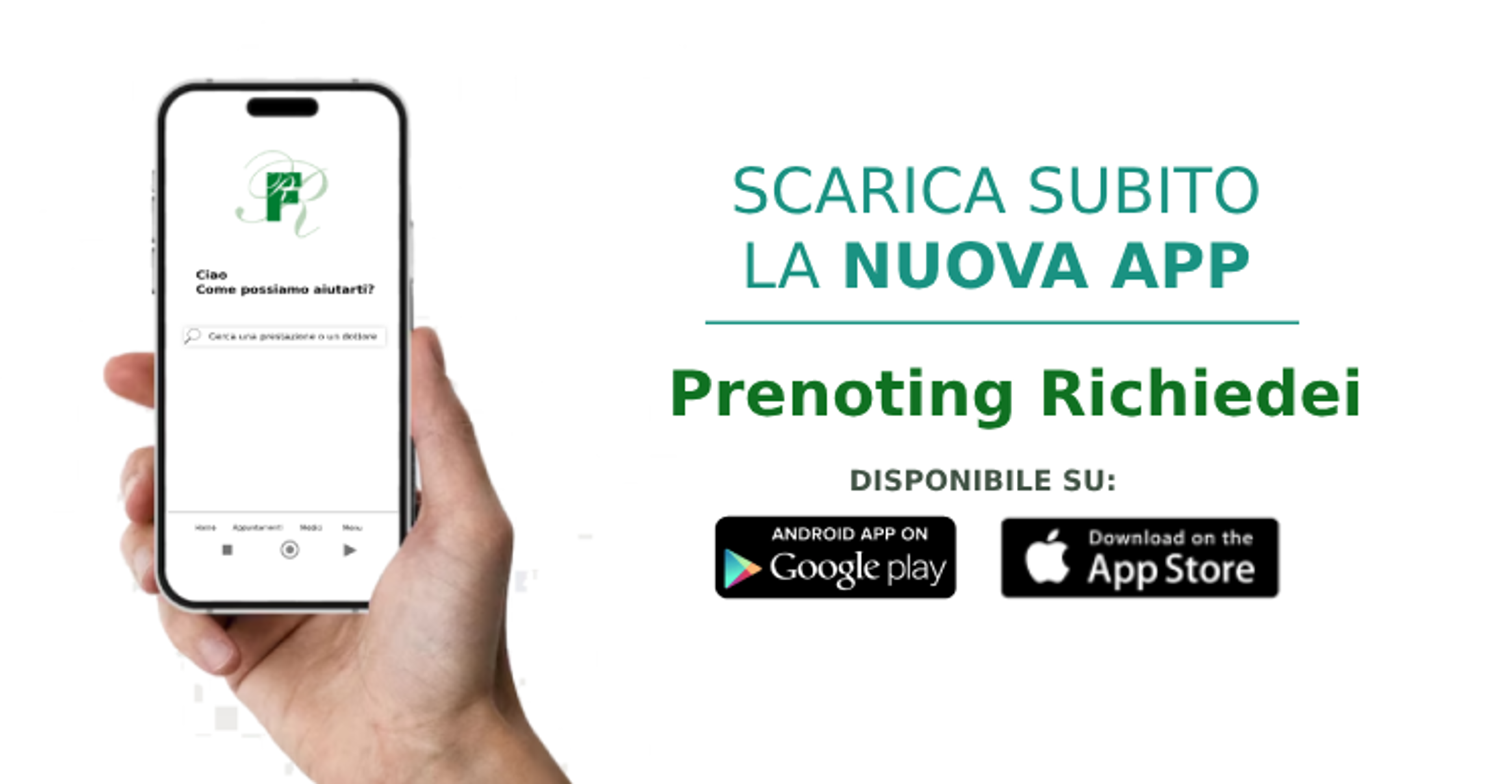 La nuova APP Prenoting Richiedei